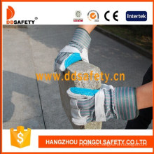 Grey Heavy Duty Cow Split Working Safety Gloves Manufacturer